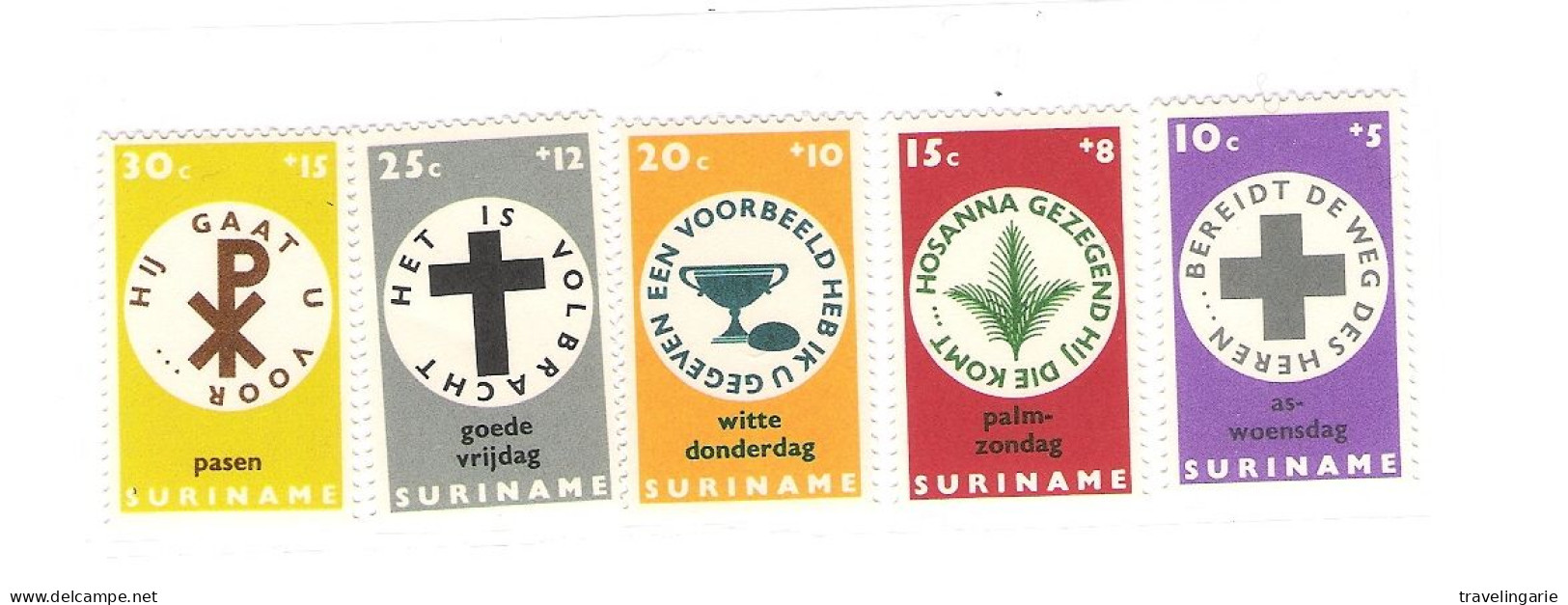 Suriname 1968 Easter Set **/MNH - Surinam