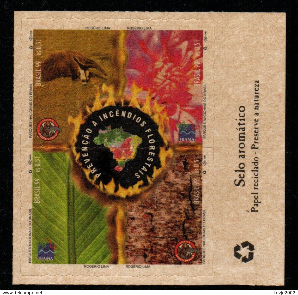 Brasilien 1999 - Mi.Nr. 2946 - 2949 - Postfrisch MNH - Unused Stamps