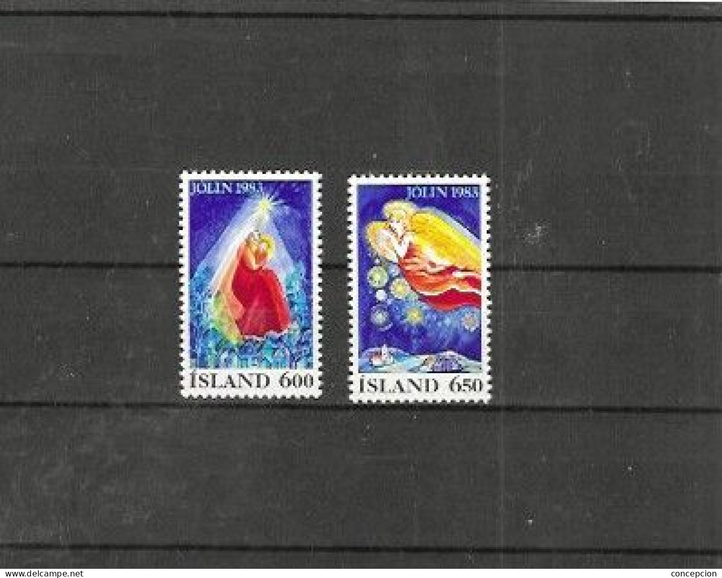 ISLANDE Nº 561 Al 562 - Weihnachten