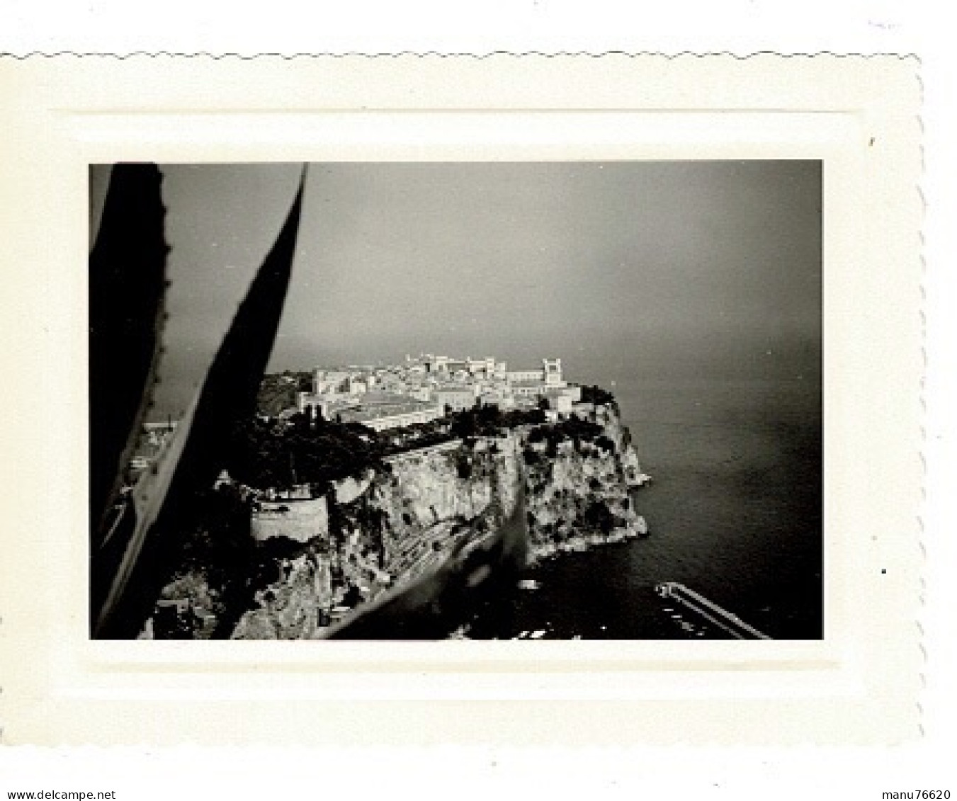 Ref 1 - Photo + Négatif :  Monaco , Vue Du Rocher  . - Europa