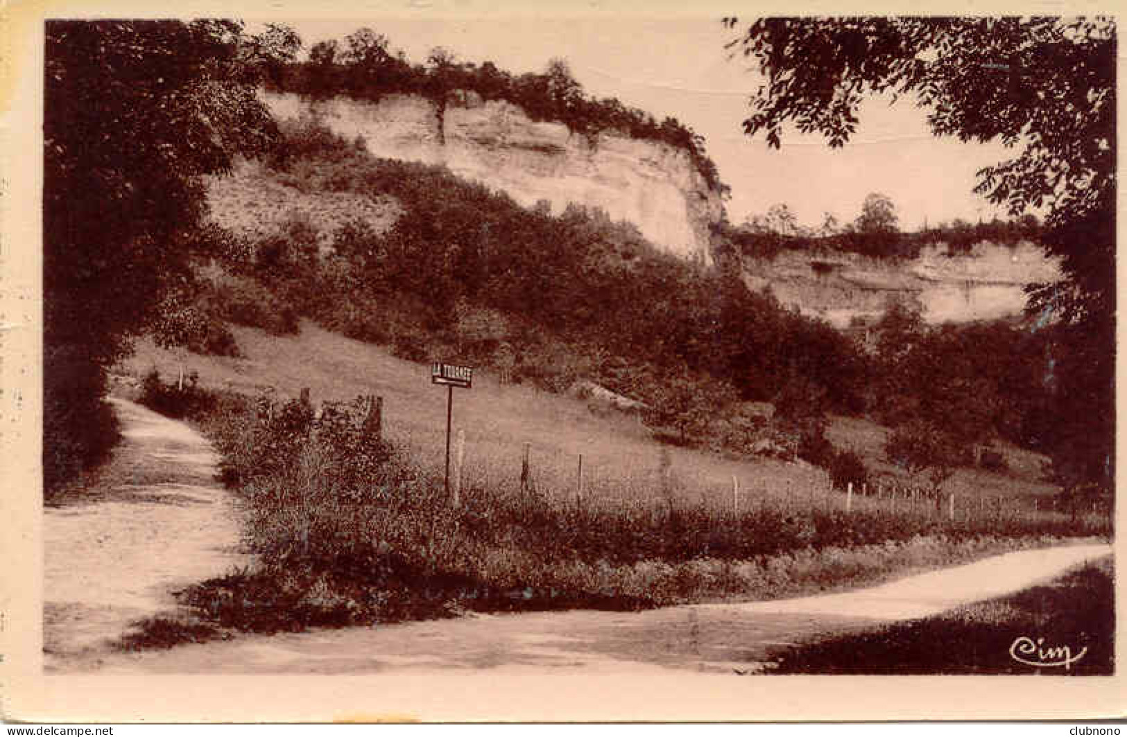 CPA - NOLAY - LES ROCHES DE LA TOURNEE (RARE CLICHE) - Sonstige & Ohne Zuordnung