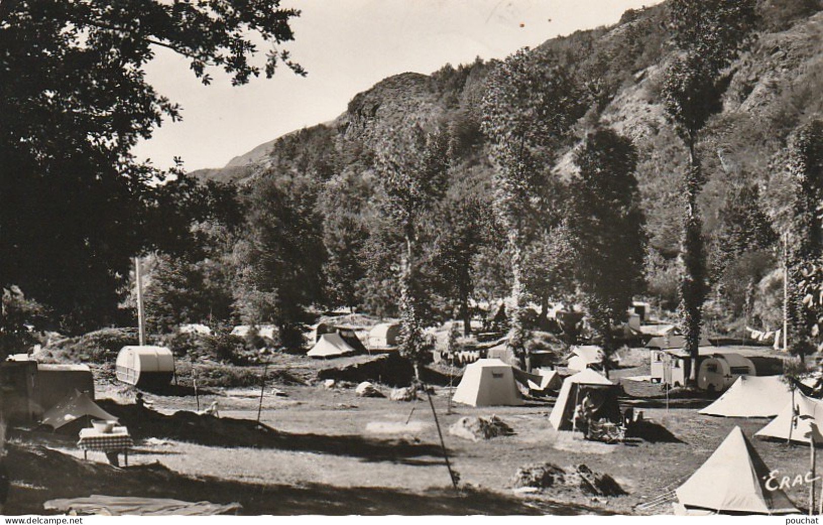 WA 20-(09) AX LES THERMES - LE CAMPING D' ENFONTANGE - TENTES ET CARAVANES - 2 SCANS - Ax Les Thermes