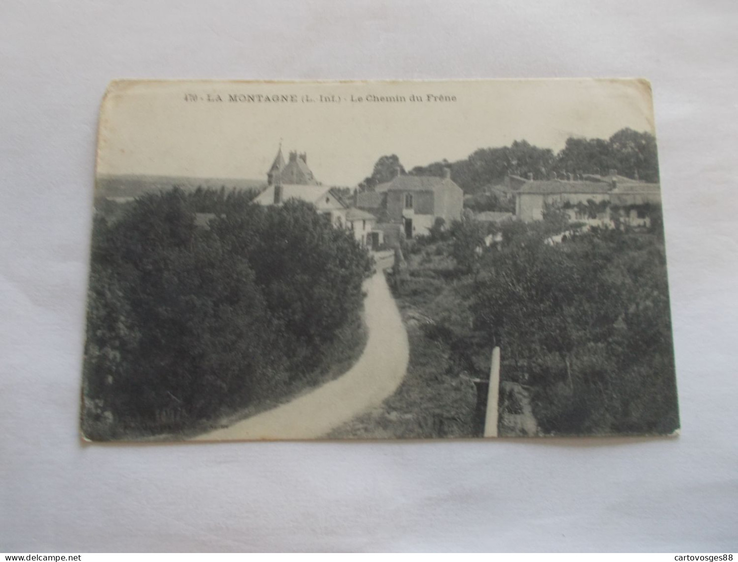 LA MONTAGNE ( 44 Loire Atlantique ) LE CHEMIN DU FRENE  1915 - La Montagne
