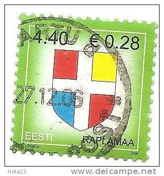 (!) Estonia , Estland  2006 Stamp Logo Rapla City  Mi # 565   (  O ) Used - Estonia