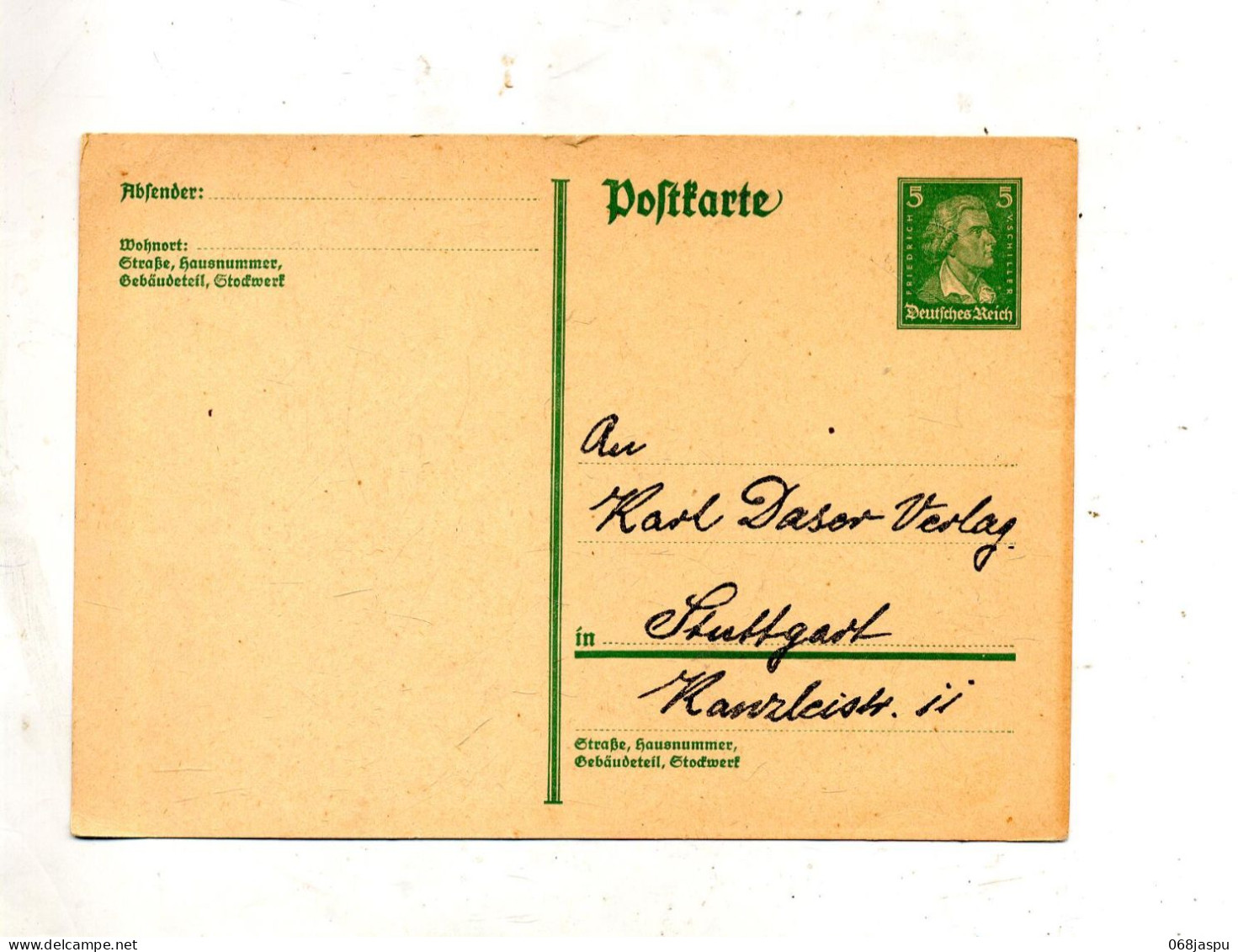 Carte Postale 5 Schiller - Tarjetas