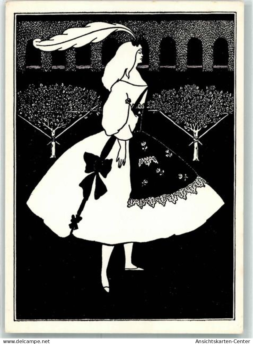 39430206 - Sign.Aubrey Beardsley Illustration Cinderella Yellow Book Verlag Dahl Nr.103 - Cuentos, Fabulas Y Leyendas