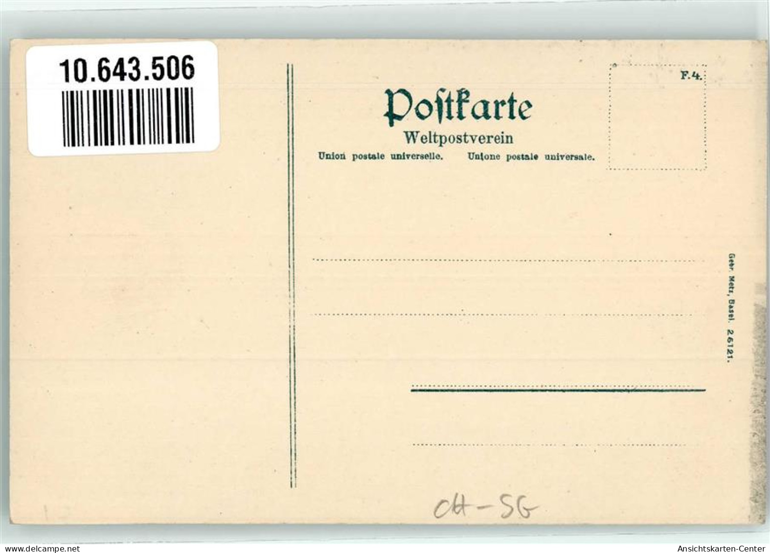 10643506 - St. Gallen S. Gallo - Sonstige & Ohne Zuordnung