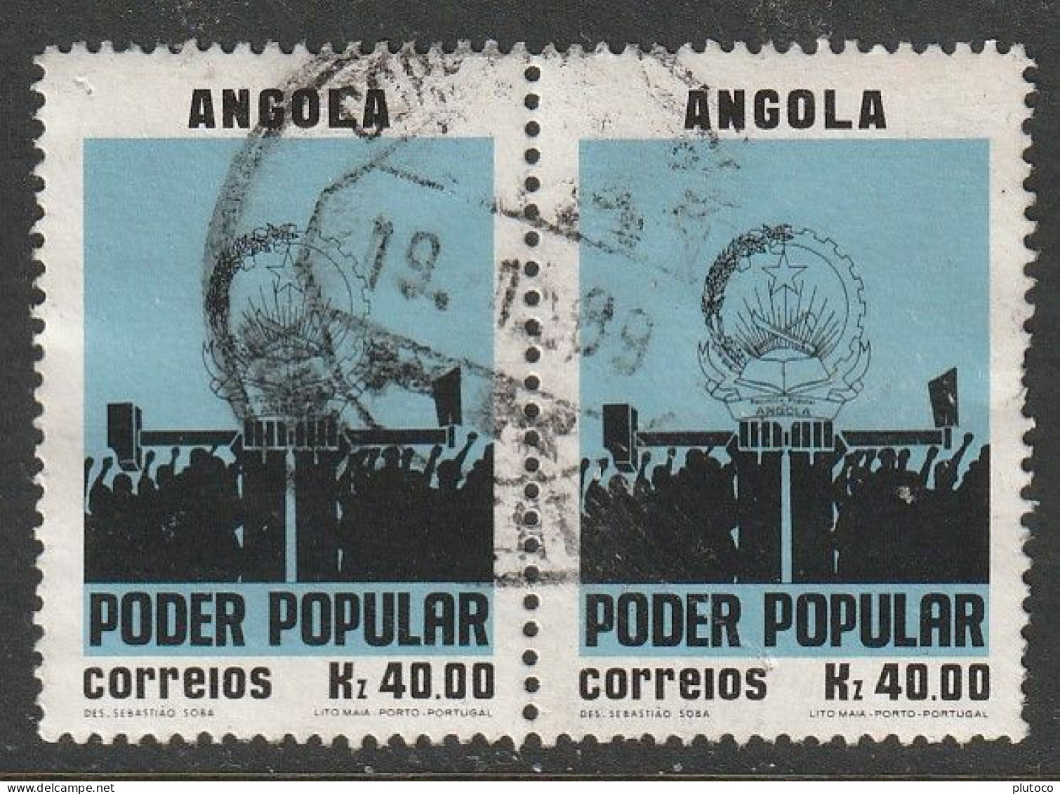 ANGOLA, USED STAMP, OBLITERÉ, SELLO USADO - Angola
