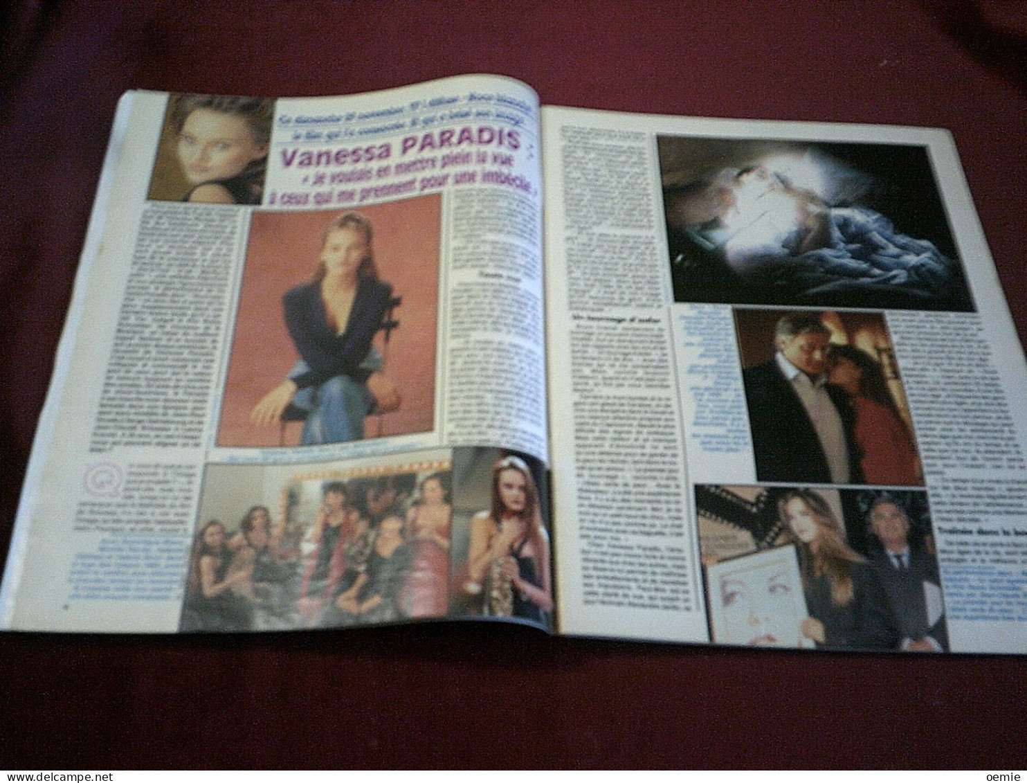 VANESSA PARADIS  ° CINE TELE REVUE   NOVEMBRE 1992 - Collezioni