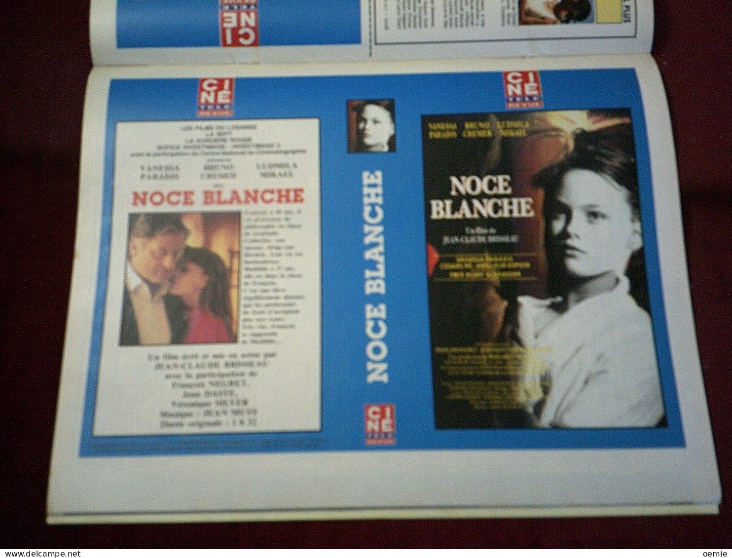 VANESSA PARADIS  ° CINE TELE REVUE   NOVEMBRE 1992