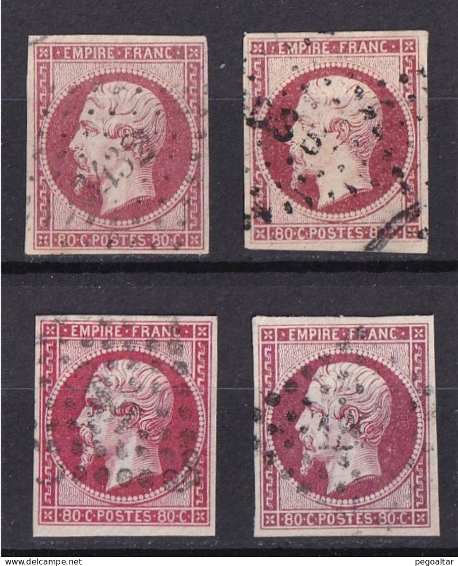 N°17; B/TB. - 1853-1860 Napoléon III.