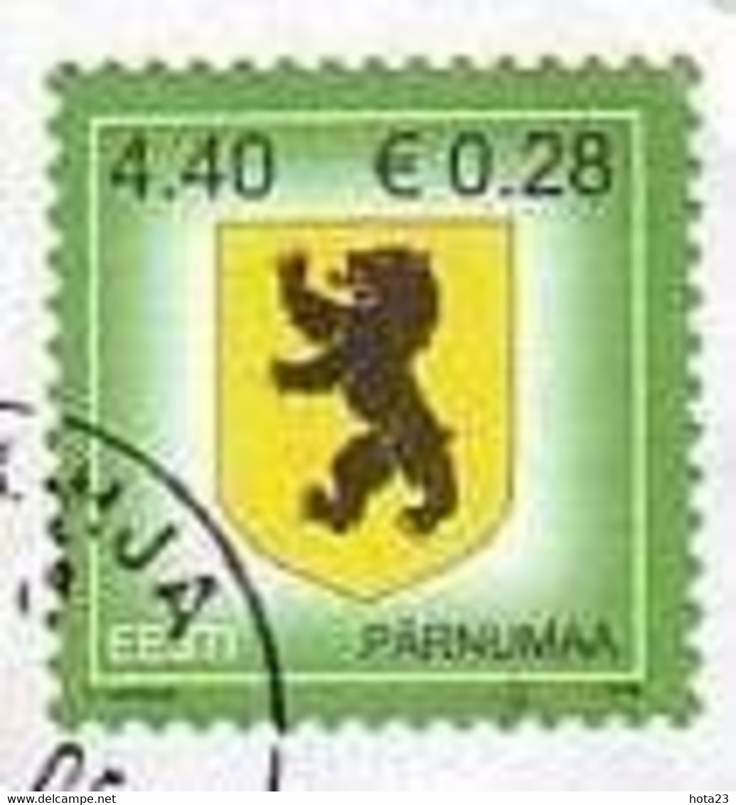 (!) Estonia Estonie Eesti 2006 PARNUMAA - LION  # Mi. 545 Used Stamp  (o) ALB - 62 - 18- 4 - Estland