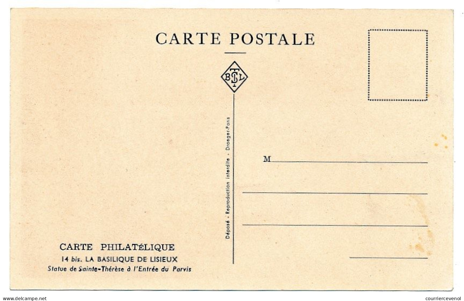 FRANCE - Carte Maximum - 0,15 Basilique De Lisieux - Lisieux (Calvados) - 24 Sept 1960 - 1970-1979