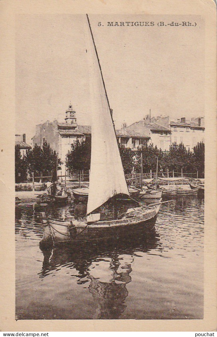 XU 2-(13) MARTIGUES - BATEAU DE PECHEUR - 2 SCANs - Martigues