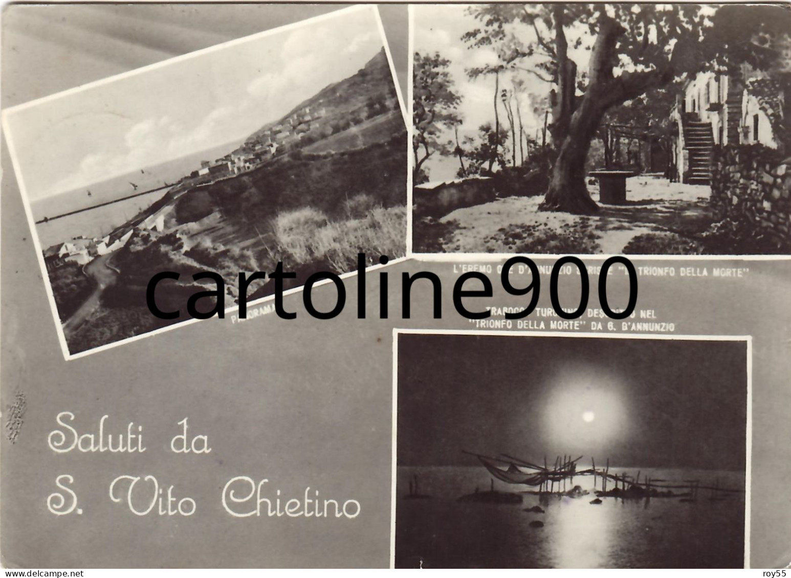 Abruzzo-chieti-s.vito Chietino Saluti Da S.vito Chietino Vedute Vedutine Anni 50 - Sonstige & Ohne Zuordnung