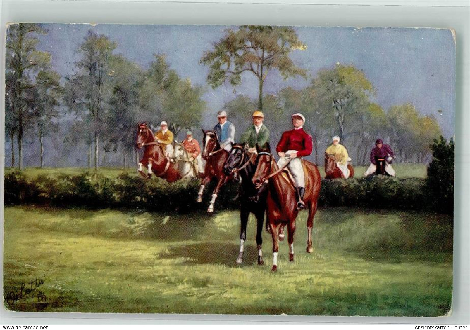 39739306 - A Galopp Tucks Oilette Nr.9118 - Caballos