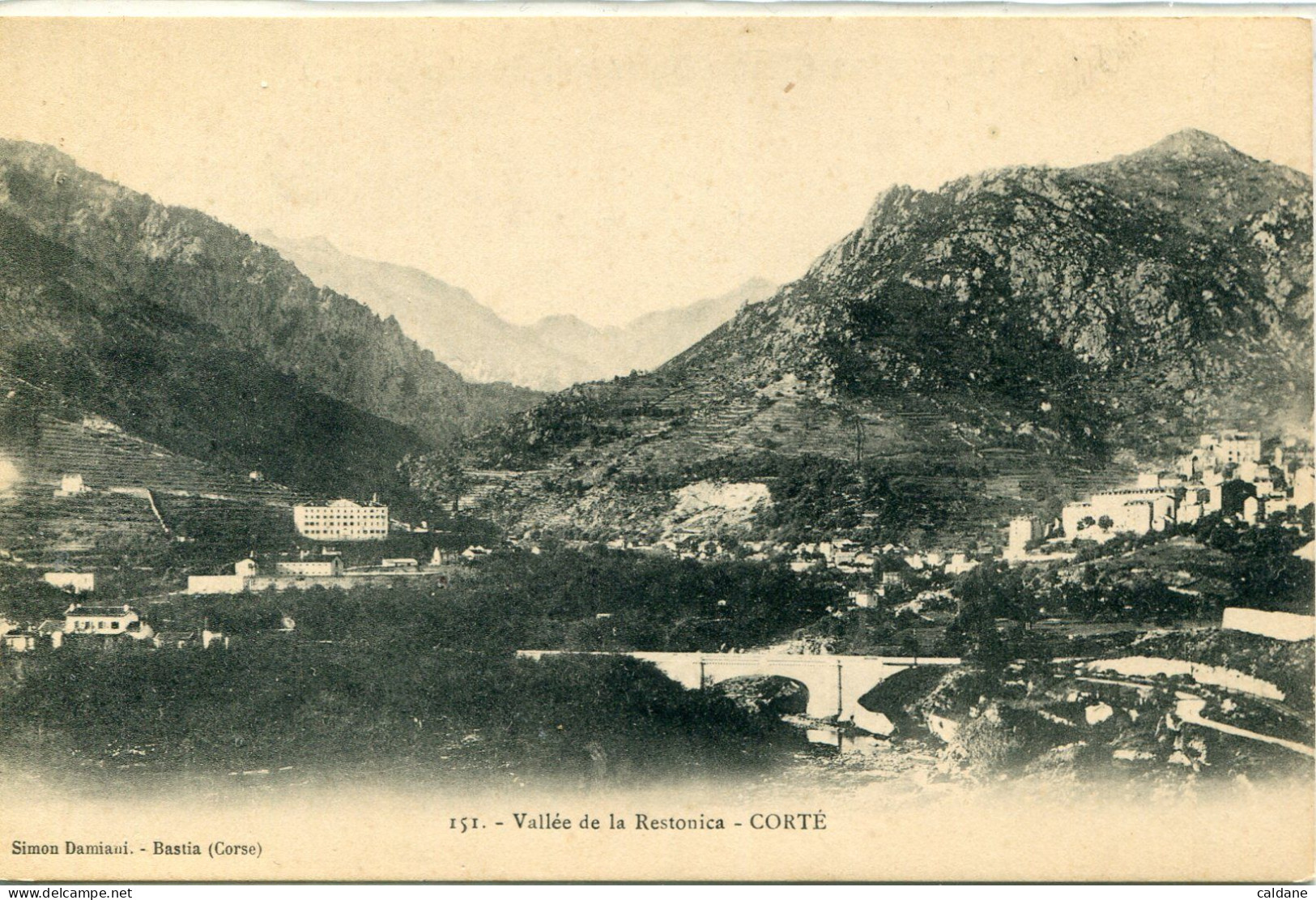-2B - CORSE  -  CORTE - Vallée De La Restonica - Bastia