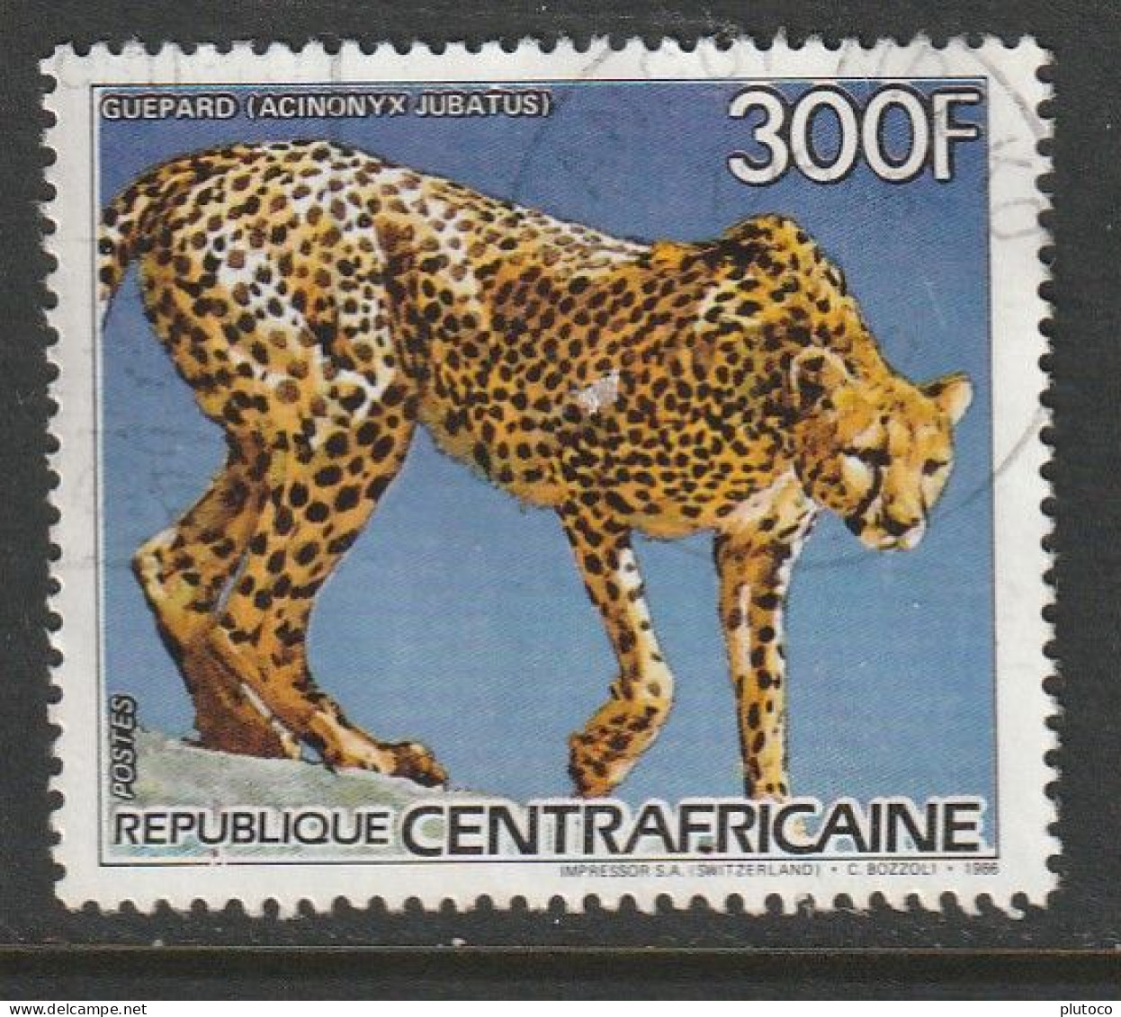 REPUBLICA CENTROAFRICANA, USED STAMP, OBLITERÉ, SELLO USADO - Centrafricaine (République)