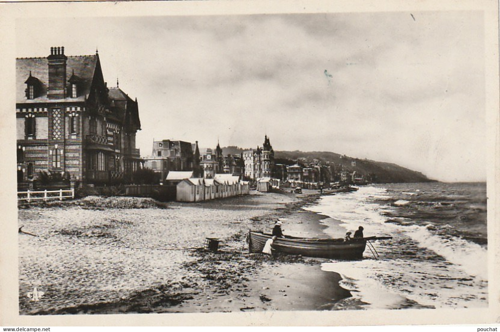 XU 7-(14) VILLERS SUR MER - LA PLAGE VERS HOULGATE - 2 SCANS - Villers Sur Mer