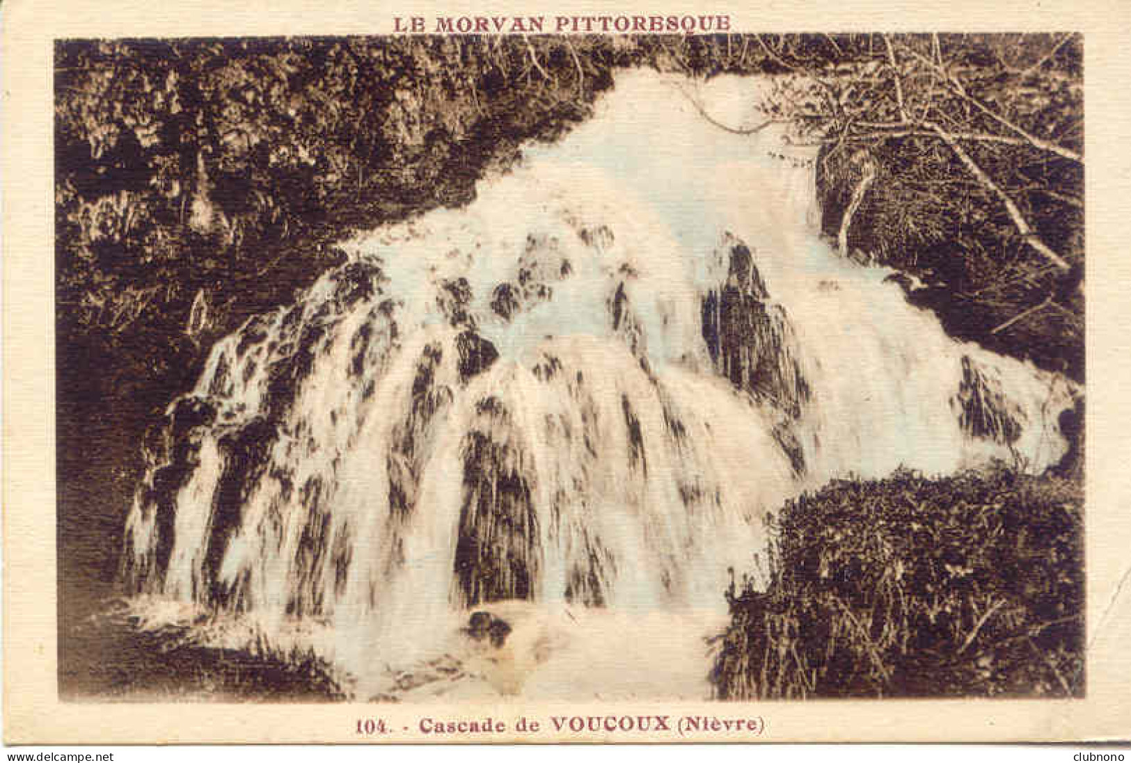 CPA - CASCADE DE VOUCOUX (1940) - Other & Unclassified