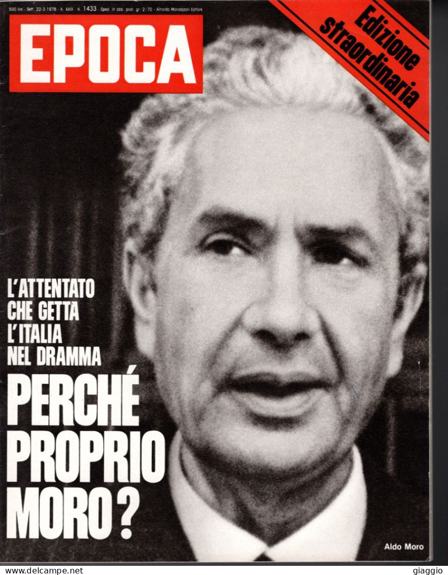 °°° RIVISTA EPOCA N° 1433 DEL 22 MARZO 1978 °°° - Autres & Non Classés