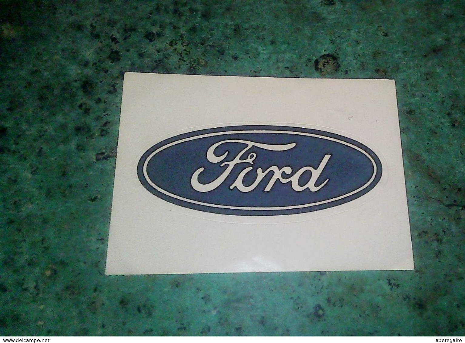 Autocollant Figurine Pannini Pour Album Super Auto N° 118 Logo Automobile Ford - Aufkleber