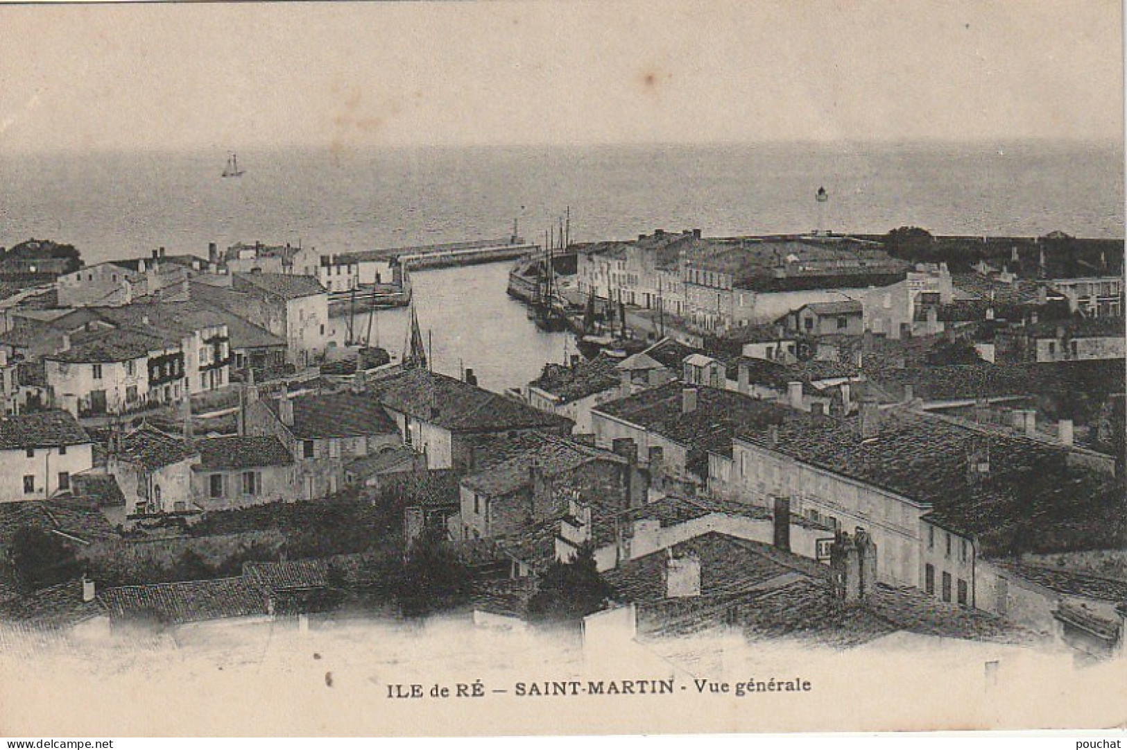 XU 13-(17) ILE DE RE - SAINT MARTIN - VUE GENERALE - 2 SCANS - Saint-Martin-de-Ré