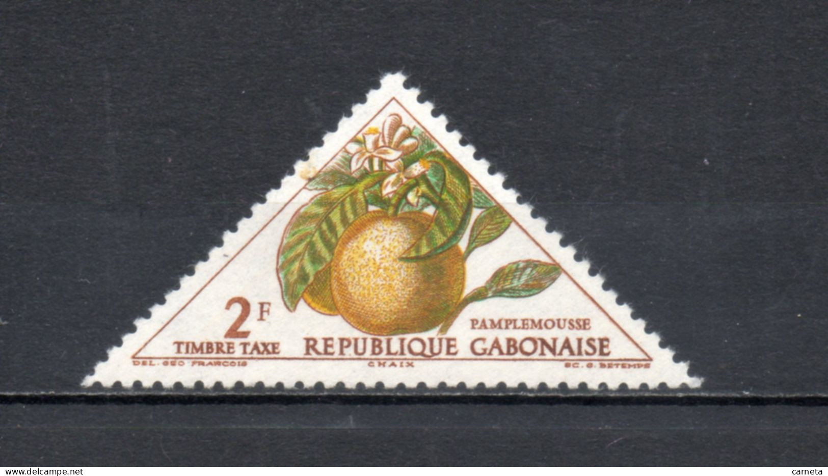 GABON  TAXE  N° 39   NEUF SANS CHARNIERE COTE  0.15€    FRUIT - Gabon (1960-...)