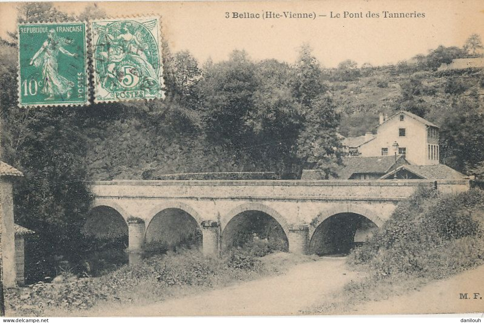 87 // BELLAC   Le Pont Des Tanneries  3 - Bellac