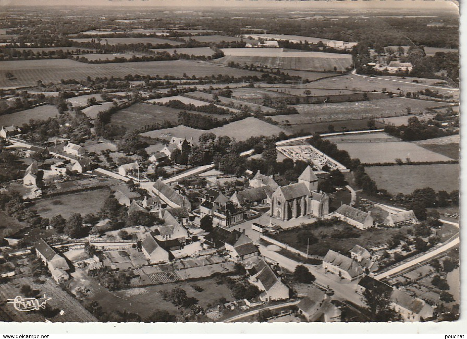 XU 14-(18) INEUIL - VUE AERIENNE - 2 SCANS - Andere & Zonder Classificatie