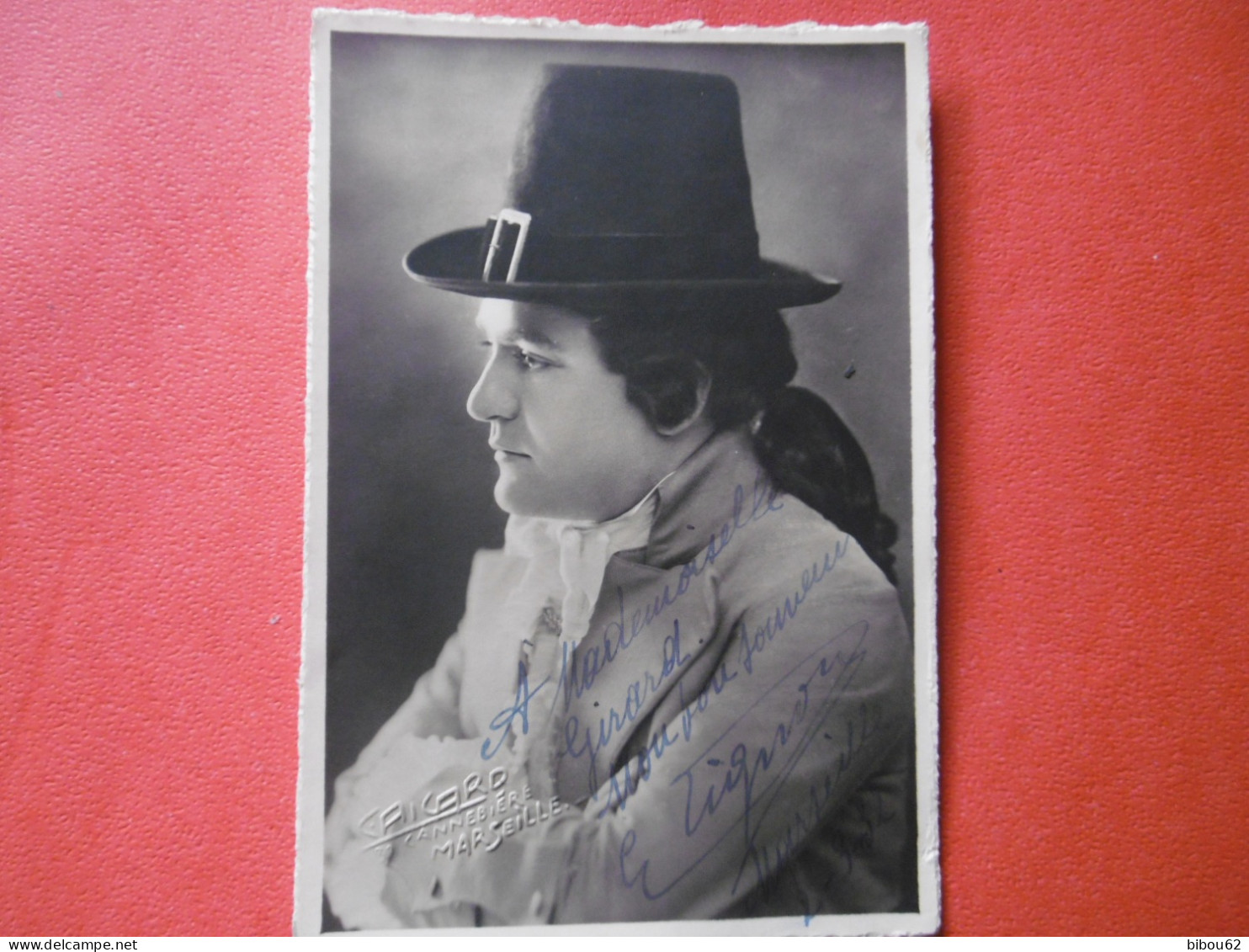 Artiste - Comédien - Opéra - Théatre - Cinéma - Vedette -  Photo Dédicacée De  E . TIGNON  ? - 1932 - Signed Photographs