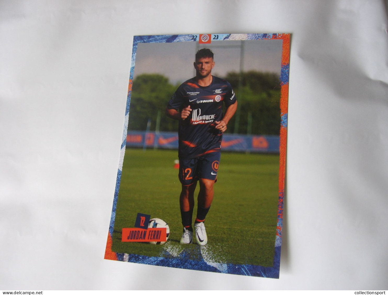 Football -  Carte Montpellier- Ferri - Soccer