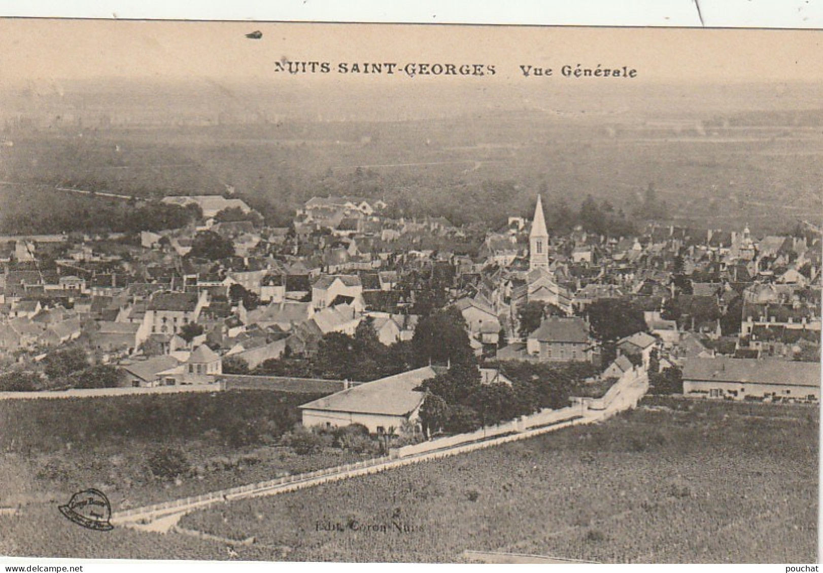 XU 17-(21) NUITS SAINT GEORGES - VUE GENERALE - 2 SCANS - Nuits Saint Georges