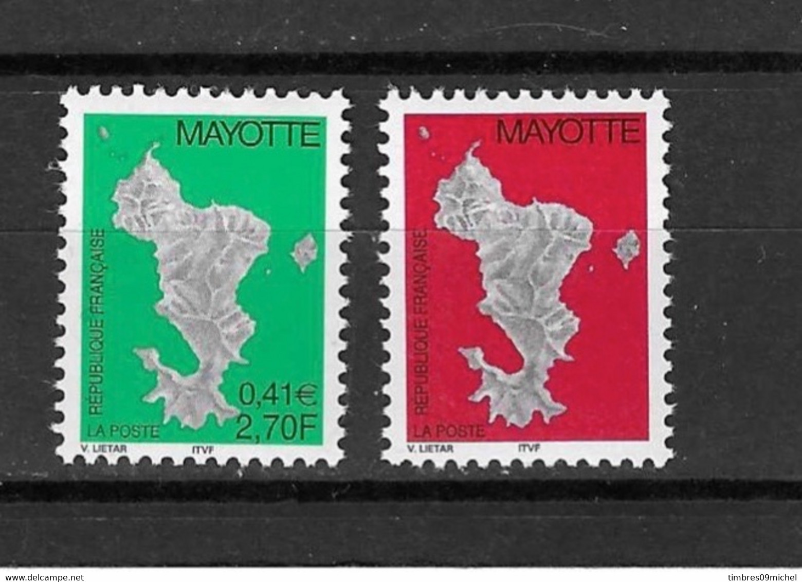 Mayotte N° 96 - 97** Neuf Sans Charnière - Ongebruikt