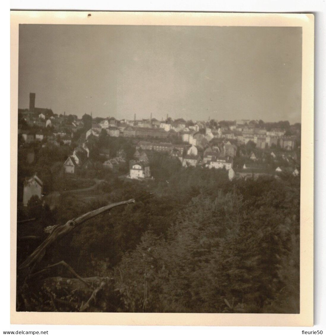 PHOTO -  Allemagne (2) : Panorama De Ludenscheid En 1967. 8,5 Cm X 8,5cm. - Places