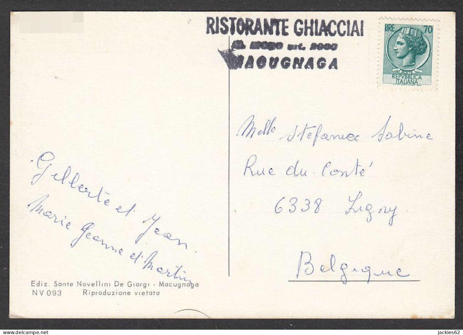 088900/ MACUGNAGA, Saluti Da - Other & Unclassified