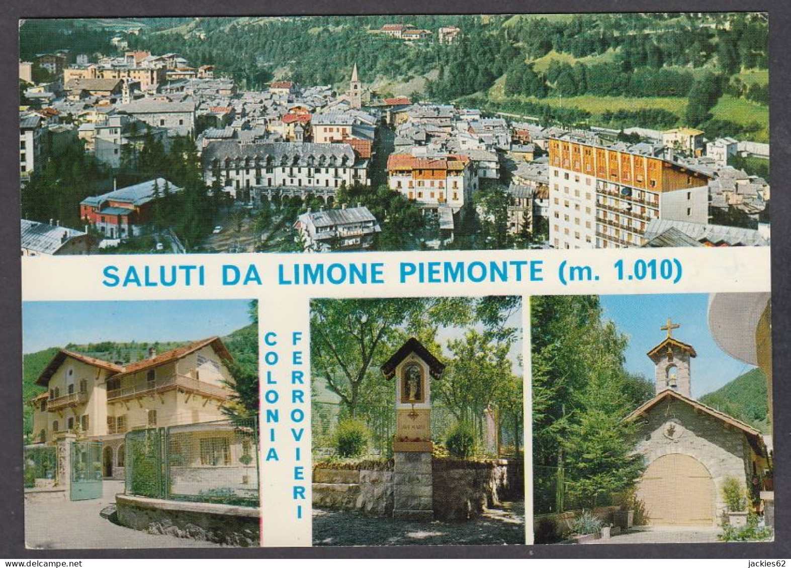 124791/ LIMONE PIEMONTE, Colonia Ferrovieri, Saluti Da - Andere & Zonder Classificatie