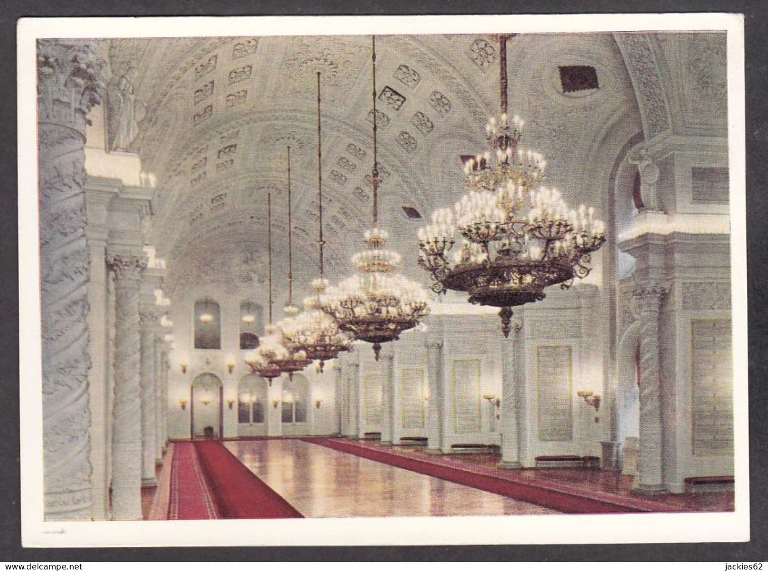 127187/ MOSCOW, Kremlin, The Grand Palace, Georgievsky Hall - Russie
