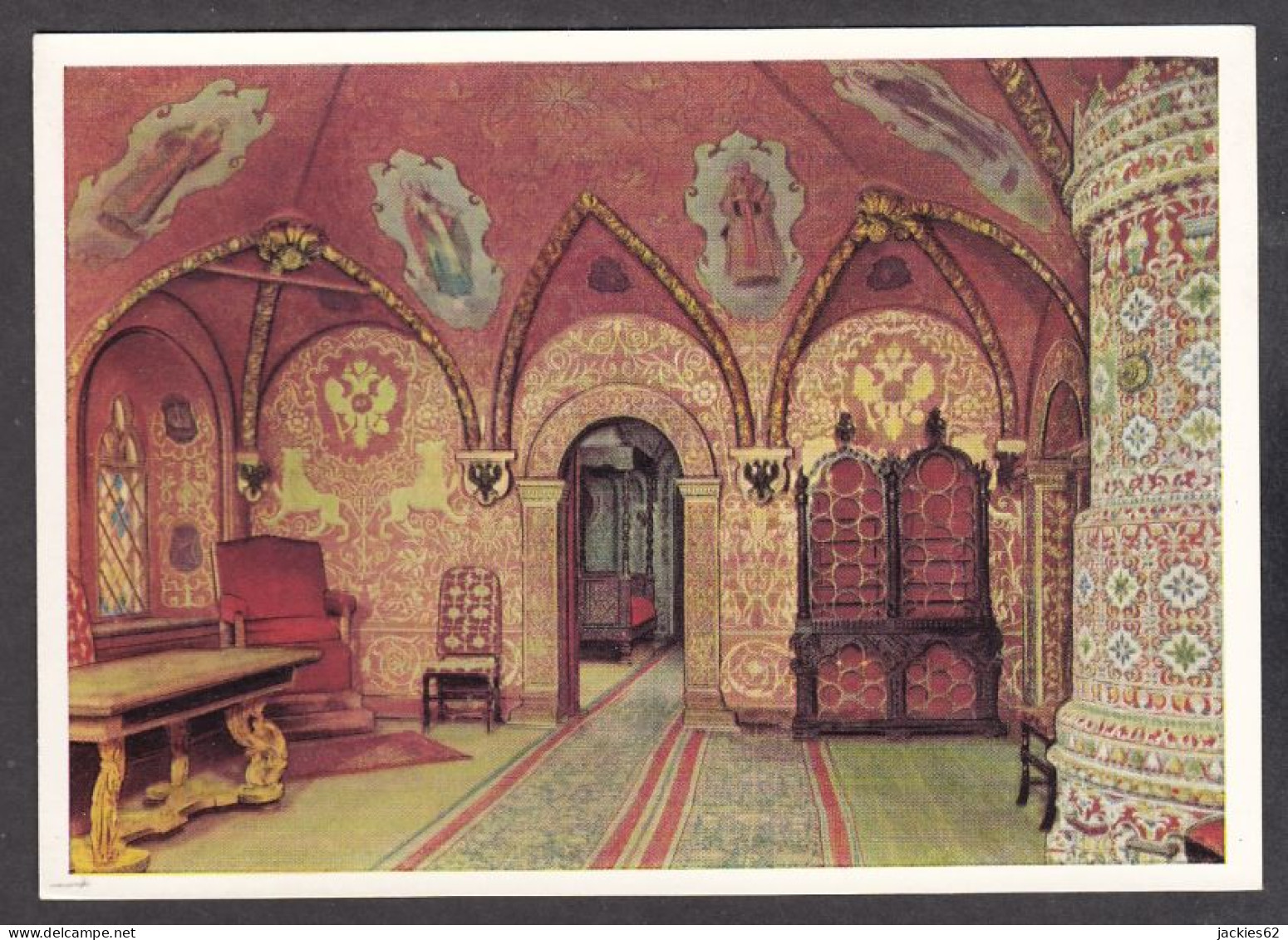 127188/ MOSCOW, Kremlin, Terem Palace, Throne Room - Russie