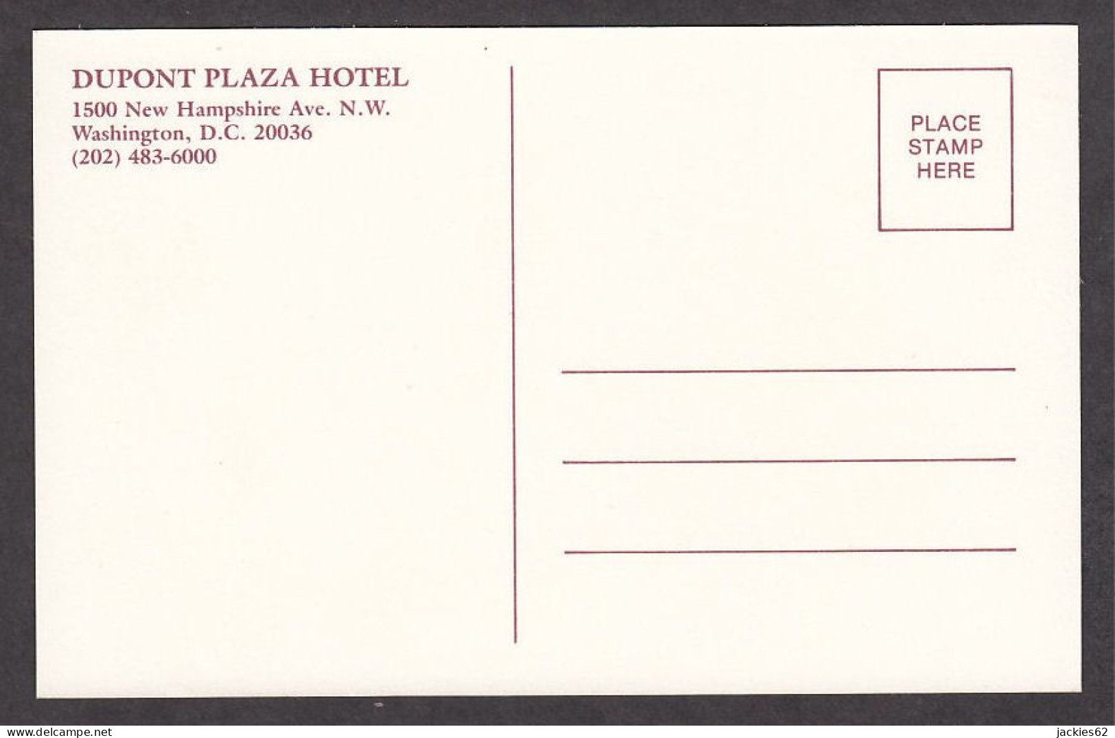 115235/ WASHINGTON D.C., Dupont Plaza Hotel - Washington DC