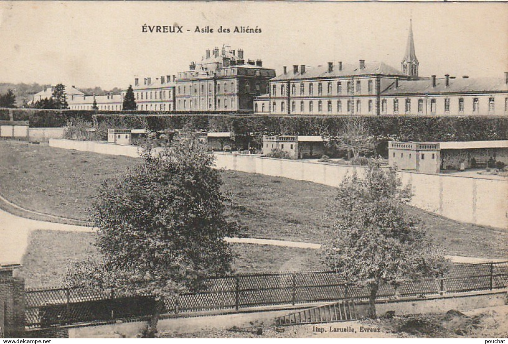 XU 25-(27) EVREUX - ASILE DES ALIENES - 2 SCANS - Evreux