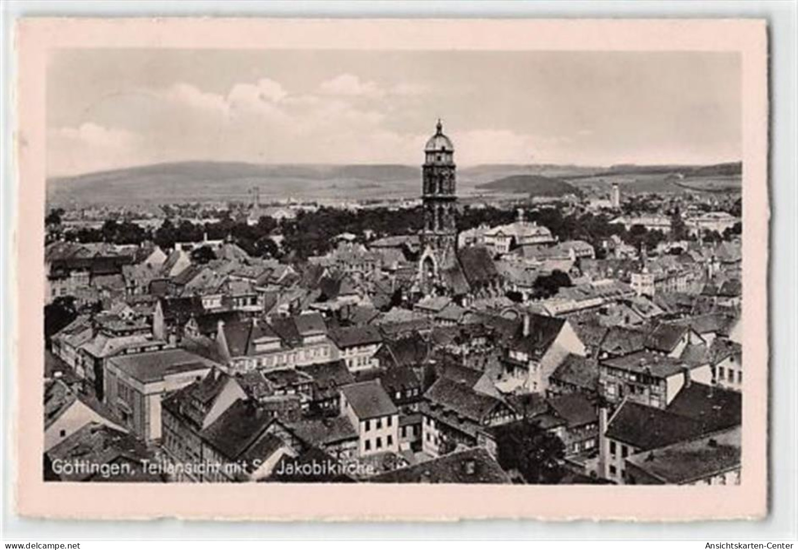 39117206 - Goettingen. Teilansicht Mit St. Jakobikirche Gelaufen. Gute Erhaltung. - Goettingen