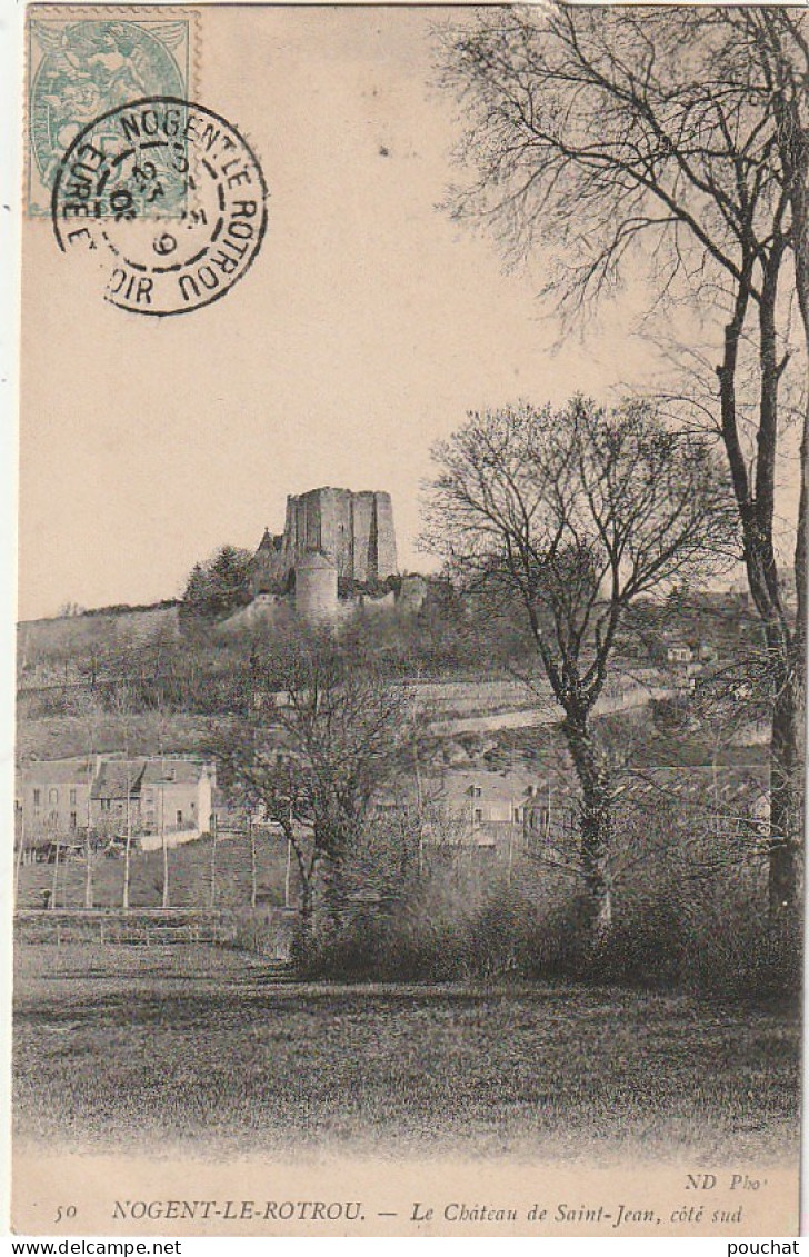 XU 26-(28) NOGENT LE ROTROU - LE CHATEAU DE SAINT JEAN , COTE SUD - 2 SCANS - Nogent Le Rotrou