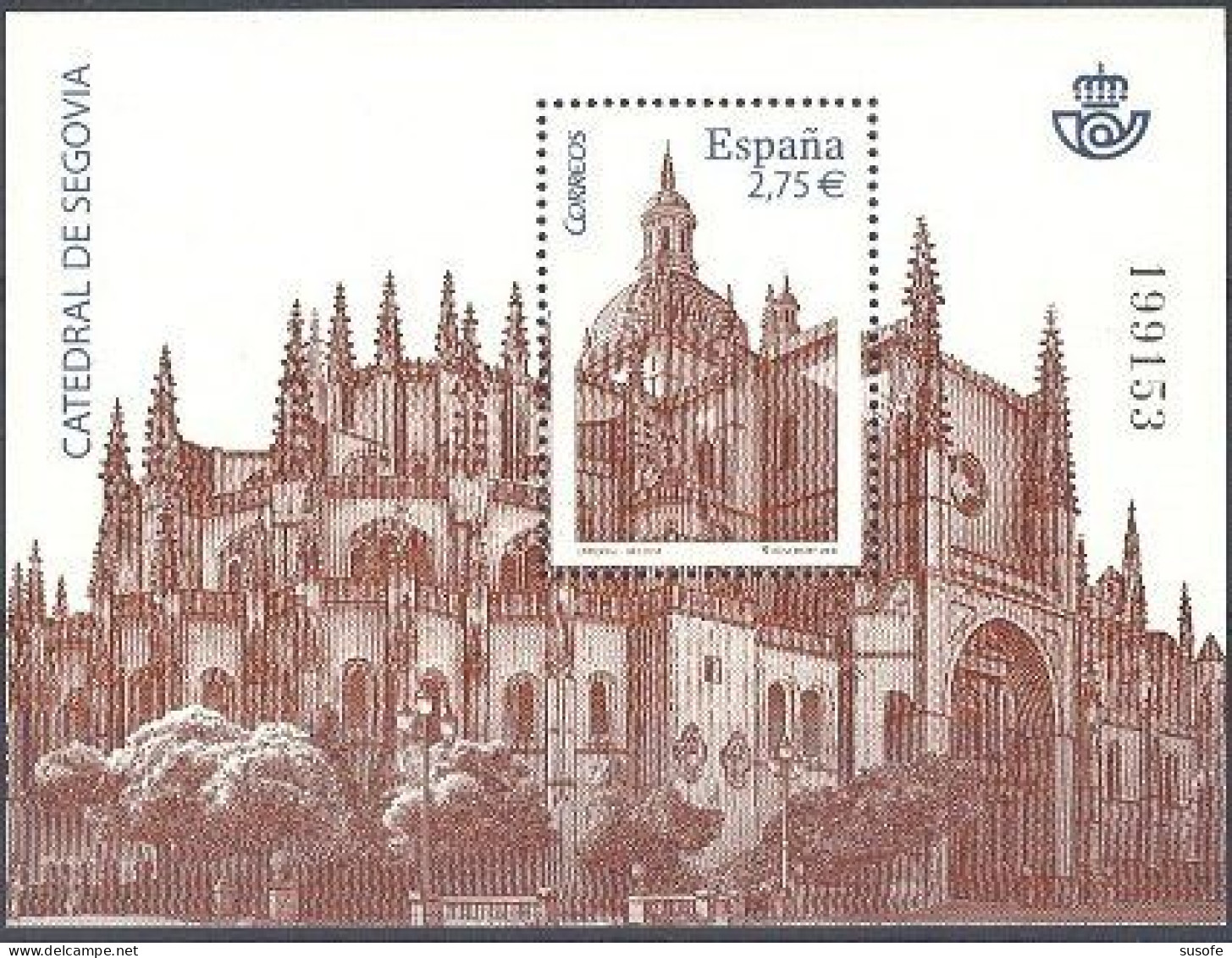 España 2010 Edifil 4580 Sello ** HB Catedral De Segovia Michel BL196 Yvert BF188 Spain Stamp Timbre Espagne Briefmarke - Ongebruikt
