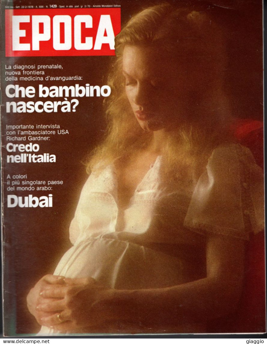 °°° RIVISTA EPOCA N° 1429 DEL 22 FEBBRAIO 1978 °°° - Sonstige & Ohne Zuordnung