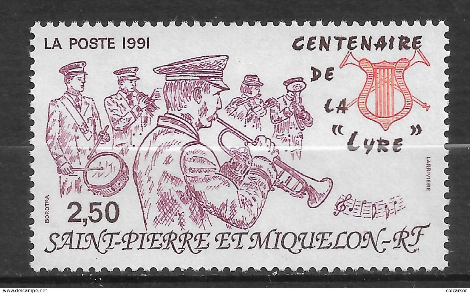 SAINT PIERRE ET MIQUELON N°   545  "  LA LYRE " - Unused Stamps