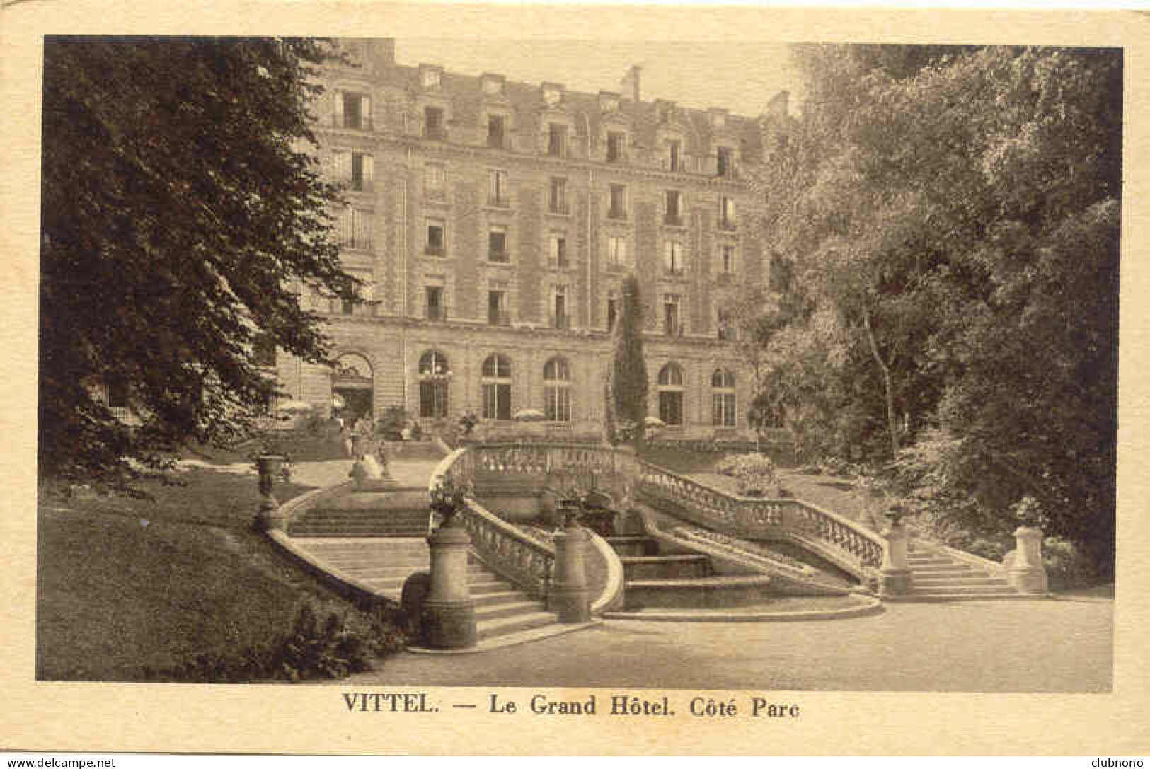 CPA - VITTEL - LE GRAND HOTEL COTE PARC - Contrexeville