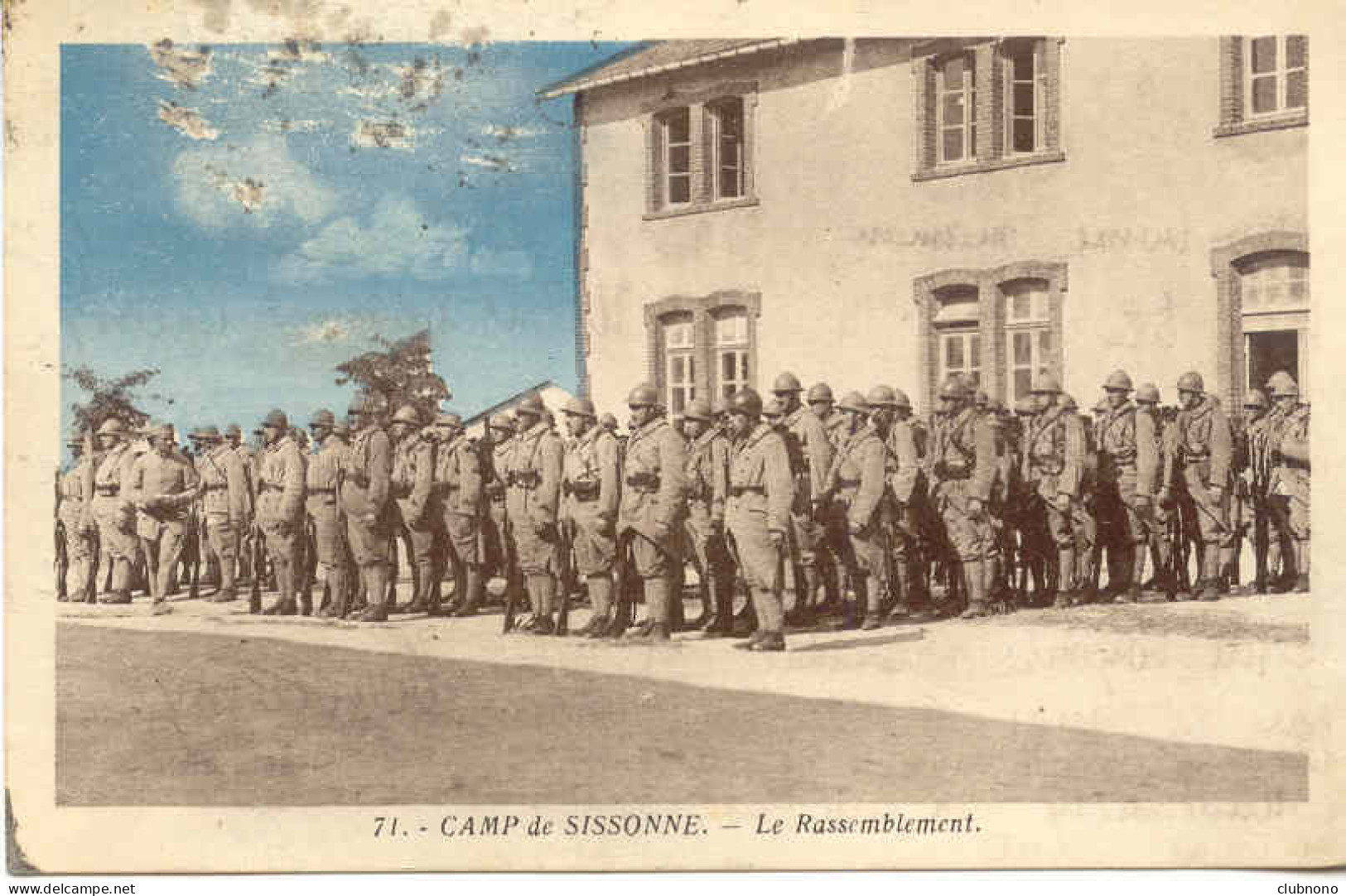 CPA - CAMP DE SISSONNE - LE RASSEMBLEMENT - Sissonne