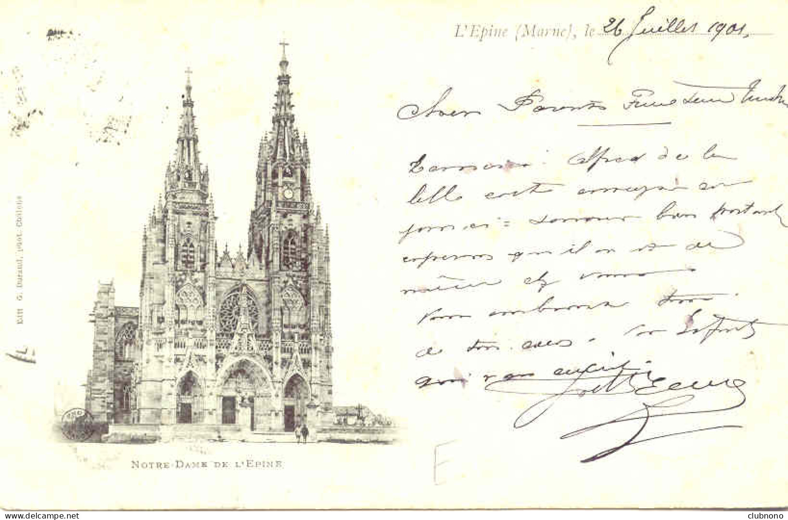 CPA - L'EPINE - NOTRE DAME DE L'EPINE (1901) - L'Epine