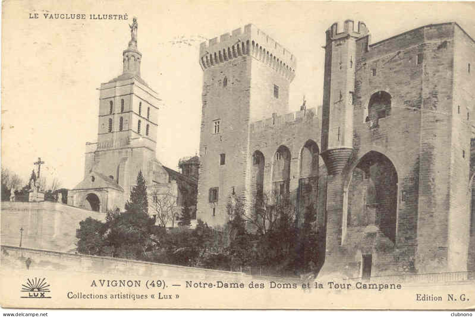 CPA - AVIGNON - N.D. DES DOMS ET LA TOUR CAMPANE - Avignon